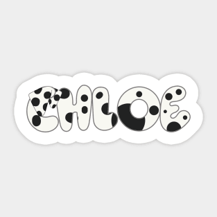 best friends is Chloe Dogs Sticker